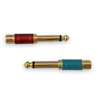 Connecteur audio mâle vers adaptateur RCA femelle, 6.35 pièces, Mono connecteur