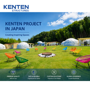 KENTEN permanente glamping tenda struttura esterna hotel domo domes tenda campeggio all'aperto tende glamping con bagno per airbnb - Product Image 5