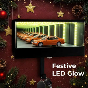 Porte-clés de garage pour voiture avec lumière LED, organisateur de clés, support pour clés de voiture pour porte, appartement, maison, bureau, entrée (voiture non incluse) - Product Image 5