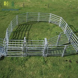 3 Meter Paard Ronde Pen Aanpasbare Stalen Vee Werven Panelen Usa Australië Lage Onderhoudsbeurt Vee Corral Hek Hot Sale - Product Image 1