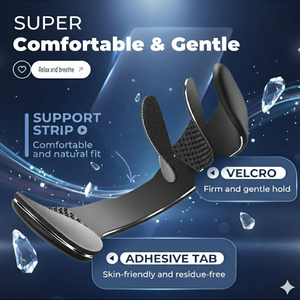 Dilatatore Nasale in Silicone Riutilizzabile con <span class=keywords><strong>Velcro</strong></span> e Strisce Adesive per il Sonno e il Supporto Respiratorio Sportivo - Kit Iniziale - Product Image 2