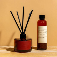 Coffret Cadeau Diffuseur à Bâtonnets 100ml 120ml 150ml – Diffuseurs de Luxe en Verre Ambré avec Bâtonnets