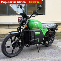 Nouvelle Arrivée Moto Électrique à Deux Roues Moteur Central Sans Balais 4000W 85km/h 72V Vente Directe Usine Afrique Promotion Exceptionnelle