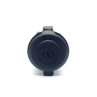 Adaptateur chargeur USB pour voiture 12V 24V, double port, 4,8A au total, lumière LED verte, charge rapide, prise pour bateau, marine