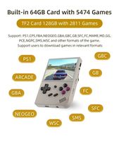 Anbernic RG35XX Consola de Juegos Portátil Retro Clásica con Pantalla IPS de 3.5 Pulgadas, Reproductor de Video, Sistema Linux y 64GB