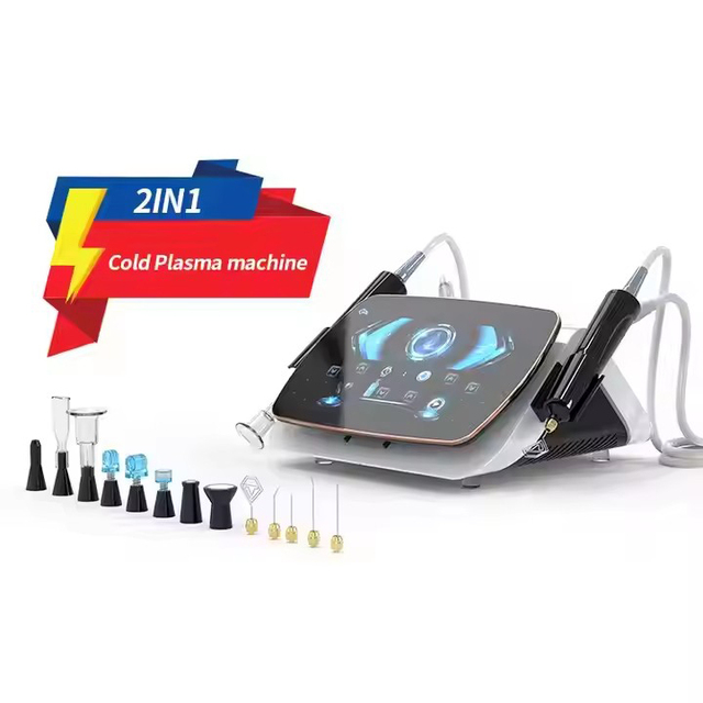 Cold Plasma Jet Pen Professional Fibroblast Skin Cleaning Cold Plasma Lifting with 13 Probes