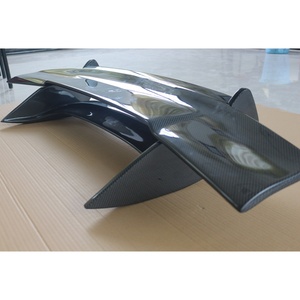 Kit de spoiler arrière en fibre de carbone 2014-2017 à pont unique pour mise à niveau du pare-chocs de Ford Mustang - Product Image 5