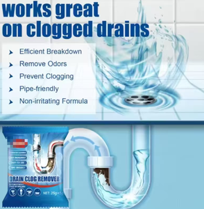 Disotturatore per tubi, detergente per scarichi, rimuovi intasamenti per lavandini di bagno e cucina - Product Image 3