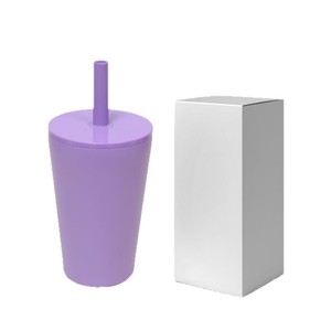 2026 Luxury Plastic Tumbler <b>with</b> <b>Straw</b> Wholesale Custom Logo Double Wall Reusable Water Bottle Matte Finish Pastel Color Cup - Product Image 4