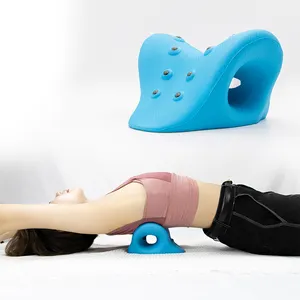 2023 New Design Patent Comfortable Stretcher Pillow Massage Cervical Traction Device Neck Cloud Neck Stretcher with Magnet