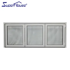 Florida Impact Resistance Custom Folding Windows Aluminum Window With Screen