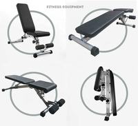 Banc de musculation pliable réglable pour l'entraînement et l'exercice à domicile