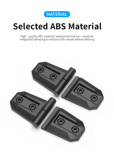 黑色发动机罩门铰链盖装饰保护罩适用于铃木吉姆尼 2018+ - Product Image 2