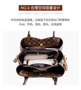 Bolso de Mano de Diseño de Lujo, Bolso de Hombro Cruzado de Moda para Mujer, Bolsos Tote de Gran Capacidad para Mujer - Product Image 4