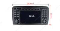 Autoradio multimédia MEKEDE Car-play avec WiFi BT 6+128G pour Mercedes Benz Classe R W251 R300 R350 R500 2006-2012 7 pouces