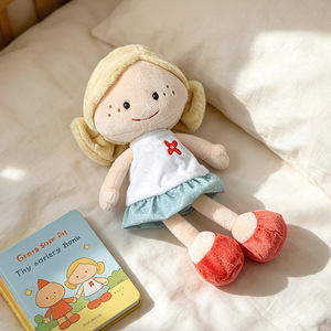 Vente en gros d'usine : Poupée en peluche de 30 cm, modèle Sweety Girl, avec robe, jouets en peluche personnalisés pour enfants, compagnie pour filles - Product Image 2