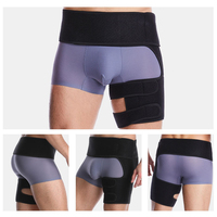 Ceinture de soutien lombaire et de jambe pour le fitness, avec compression pour la sudation et le remodelage corporel