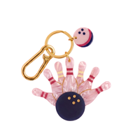 Breloque de sac en acrylique sportif, porte-clés multi-sports (baseball, golf, bowling, tennis de table, badminton), pendentifs mignons, cadeau pour les amateurs de sport
