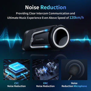 Fodsports FX7 2000M 10 tay đua xe máy Mũ bảo hiểm Tai nghe Bluetooth liên lạc chất lượng cao lưới Tai nghe cho xe máy Mũ bảo hiểm - Product Image 3