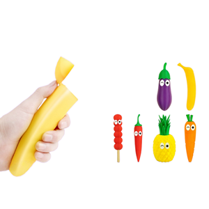 Hot Selling <b>PANDA</b> Brand 3D Printed Fruit Series Telescopic Sword Portable Decompression Creative Children's Fun Ornament <b>Gift</b> - Product Image 1