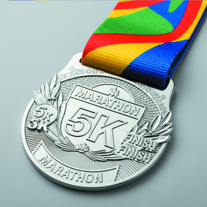 Médailles <span class=keywords><strong>de</strong></span> récompense sportives personnalisées en métal pour marathon, course à pied, natation, vélo, taekwondo, <span class=keywords><strong>boxe</strong></span>, karaté, badminton, avec ruban - Product Image 3