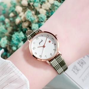 Reloj de Pulsera de Cuarzo Casual de Lujo para Mujer, con Correa de Cuero a Cuadros, Resistente al Agua, Especial de Navidad - Product Image 4