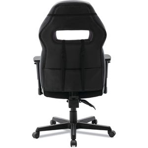 Silla de Juego Ergonómica Alera Estilo Racing, Soporta 275 Libras, Altura del Asiento 15.91-19.8 Pulgadas, Asiento/Respaldo con Acabado en PU Negro/Gris, Fabricada en Metal - Product Image 5