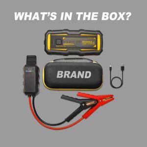 Портативное пуско-зарядное устройство для автомобиля - Product Image 2