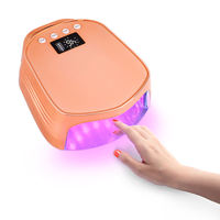 Lampe à ongles LED UV sans fil professionnelle Pro Cure Manucure Sèche-cheveux pour le durcissement Gel Vernis à ongles Rechargeable Lampes de séchage UV pour ongles