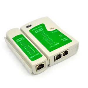 Tester per cavi LAN di rete RJ11 RJ45 Cat-5 CAT-5E Cat-6 per tester per cavi LAN strumento di Test per cavi telefonici rete Ethernet