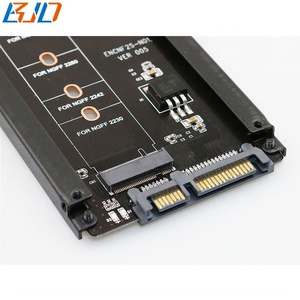 2.5 "SATA 3.0 22Pin ke NGFF M.2 Key-B Slot 2280 SATA SSD kartu adaptor - Product Image 3