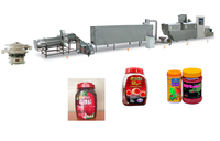 Machine extrudeuse d'aliments pour poissons à double vis avec PLC et moteur, entièrement automatique, haute capacité, pour la fabrication d'aliments flottants