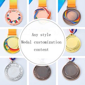 Médaille personnalisée vierge en alliage de zinc pour la course, le cyclisme, le judo – Récompenses sportives pour les jeux, souvenirs et compétitions - Product Image 2