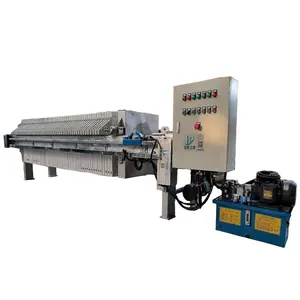 Automatic High pressure double cylinder Hydraulic Membrane Filter Press for Beer Vinasse
