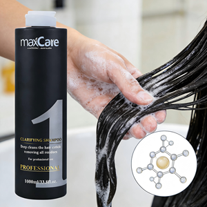 Shampoo à la kératine biologique végétalien pour cheveux fins - Utilisation quotidienne, renforce, répare les cheveux abîmés, <span class=keywords><strong>shampooing</strong></span> clarifiant réparateur à la kératine - Product Image 3