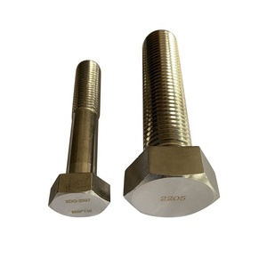 Supply Dual-phase Steel 2507 (F53, <strong>S32750</strong>) High Strength Screws Hexagon <strong>Bolts</strong> - Product Image 4