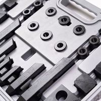Kit de serrage REALMAX 58 pièces M8-M24, écrous à fente en T 14 mm, kit de serrage en acier CK12, kit de maintien d'outils pour machine-outil, pour machine de fraisage CNC