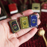 Dijes de Libro Modernos para Mujer, de Acero Inoxidable 316L, Chapados en Oro de 14k y 18k, para la Creación de Joyas, Pulseras y Collares