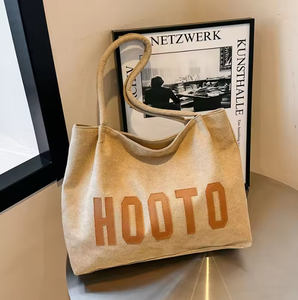 <b>Large</b> capacity canvas <b>bag</b>, simple handbag, shoulder <b>bag</b>, casual shopping handbag, environmentally friendly daily use - Product Image 5