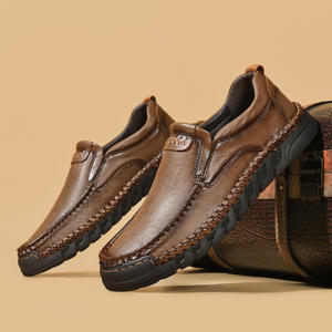 Bottes <span class=keywords><strong>Chukka</strong></span> pour hommes à enfiler, bout rond, populaires à l'international, grandes tailles, chaussures décontractées et de randonnée pour l'extérieur, toutes saisons - Product Image 1
