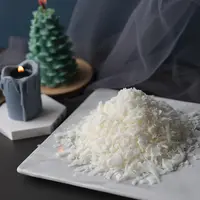 도매 52 도 DIY 촛불 만들기 간장 왁스 플레이크 유기 원료 공장 흰색 밀랍 촛불 만들기