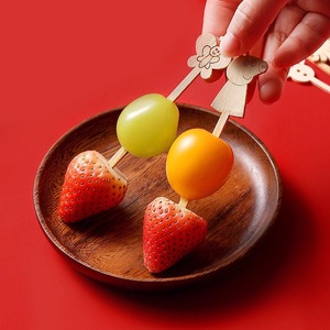 ไม้ไผ่เคลือบน้ำตาลลายการ์ตูนน่ารัก ขนาดเล็ก สำหรับทำขนมเด็ก แบบใช้แล้วทิ้ง ทันสมัย - Product Image 4