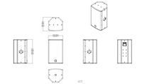 Haut-parleur subwoofer passif extérieur étanche en métal AG Q 15 3200W