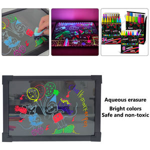 Marqueur de tableau noir liquide à séchage rapide, non toxique, à base d'eau, pointe de 4 mm, 24 couleurs, directement de l'usine - Product Image 5