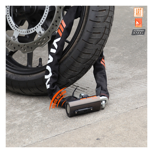 Serrure de vélo de <span class=keywords><strong>moto</strong></span> <span class=keywords><strong>antivol</strong></span> pour l'extérieur Accessoires de vélo Serrure de vélo <span class=keywords><strong>Alarme</strong></span> de sécurité pour vélo Serrure à chaîne - Product Image 6