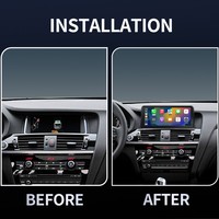Écran tactile multimédia sans fil Apple CarPlay de 10,25 pouces, système Linux pour BMW X3 F25 X4 F26 CIC NBT, autoradio Android Auto