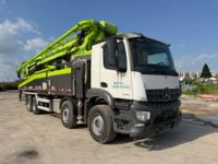 Camion pompe à béton Zoomlion 63m, châssis Benz, moteur diesel, haute performance, haute qualité, en stock, prêt à être expédié, occasion, 2021