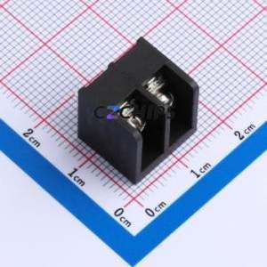 DBT50-6.35-2P-BK-P Barrier Terminal Block Through hole Component (THT),P=6.35mm Connector - Product Image 1