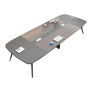 Table de conférence Parkson MR-HYZ-0701, table de réunion de bureau moderne avec combinaison de chaises, grande taille, montage facile - Product Image 5