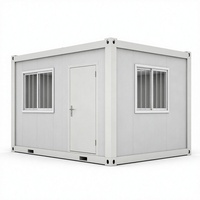 Maison préfabriquée en acier, cabine modulaire préfabriquée, maison portable pour bureau sur chantier, logements